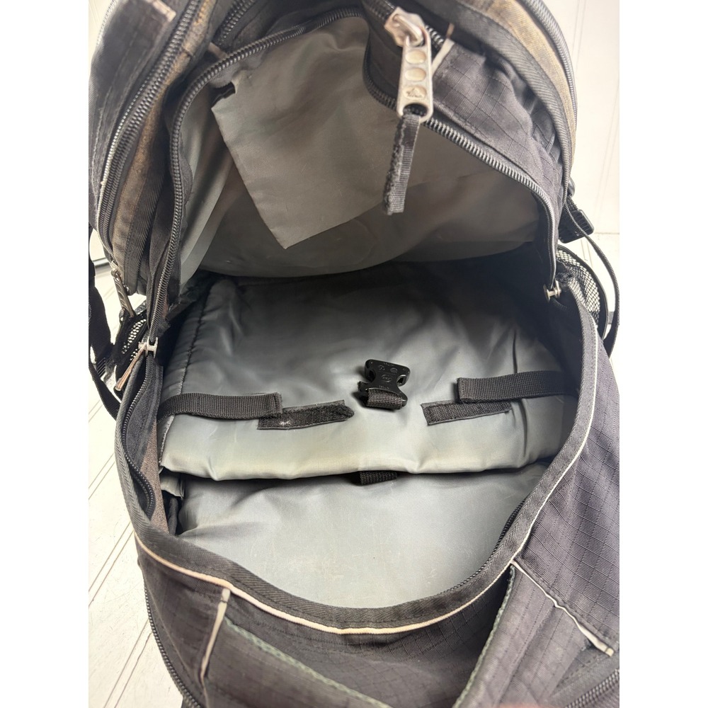 High Sierra Swerve Laptop Black Multi Compartment School Travel Backpack Bag - Picture 13 of 14